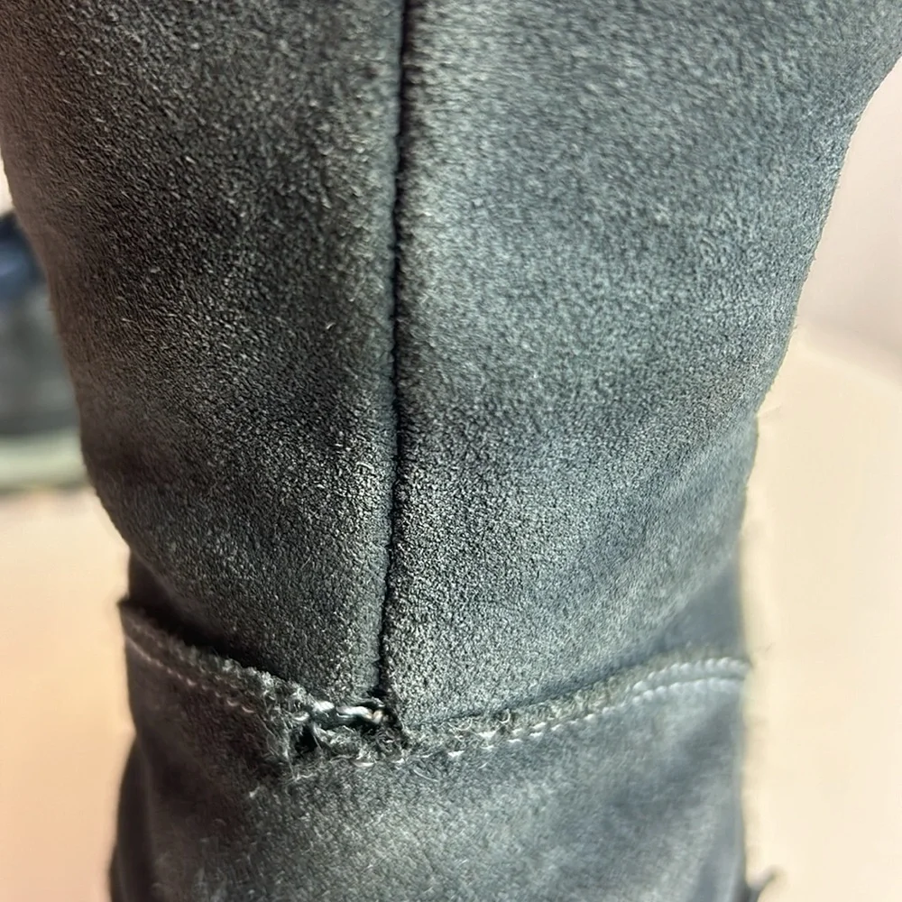 Eddie Bauer WeatherEdge Waterproof Suede Winter Sherpa Boots